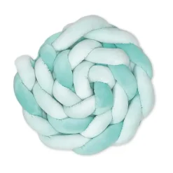 Kalencom - Braided Crib Bumper, Mint
