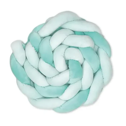 Kalencom - Braided Crib Bumper, Mint