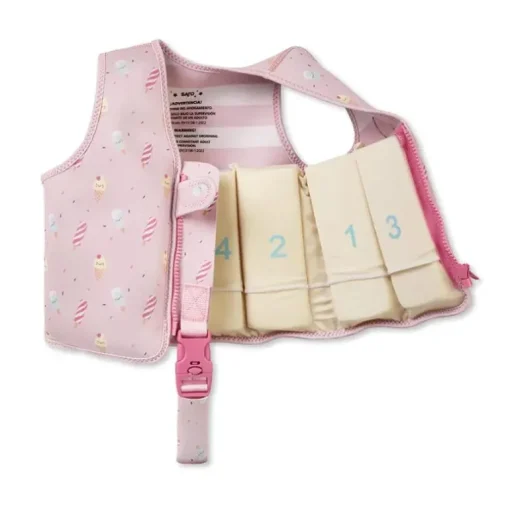 Kalencom - Saro Swim Vest For Kids: Ultimate Safety & Comfort, Pink