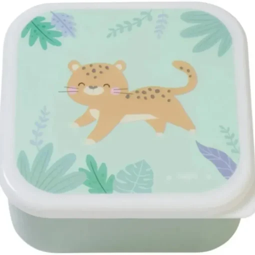 Kalencom - Set Of 3 Lunch Boxes, Hunter Mint