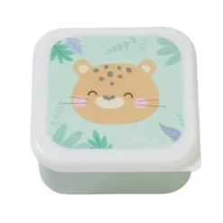 Kalencom - Set Of 3 Lunch Boxes, Hunter Mint