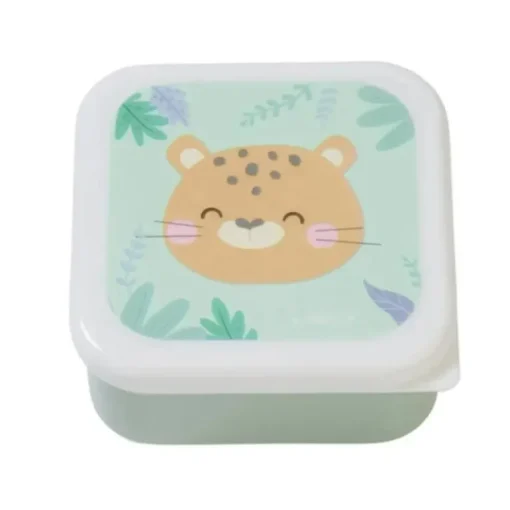 Kalencom - Set Of 3 Lunch Boxes, Hunter Mint