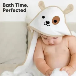 Keababies - Cuddle Baby Hooded Towel, Dog