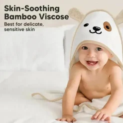 Keababies - Cuddle Baby Hooded Towel, Dog