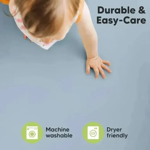 Keababies - Isla Fitted Mini Crib Sheets, Pack And Play Sheet, Steel