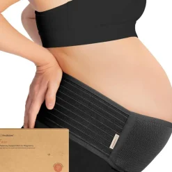 KeaBabies - Maternity Belly Bands for Pregnant Women, Black