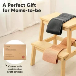 KeaBabies - Maternity Belly Bands for Pregnant Women Beige