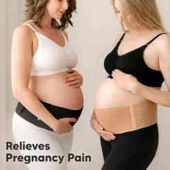 KeaBabies - Maternity Belly Bands for Pregnant Women, Black
