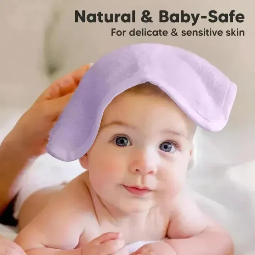 Keababies - 6-Pack Baby Wash Cloths, Soft Lilac