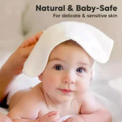 Keababies - 6-Pack Baby Wash Cloths, White