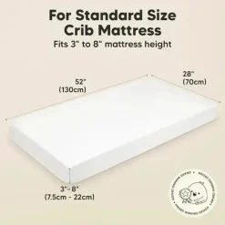 Keababies - 2-Pack Organic Cotton Fitted Crib Sheet, Rose