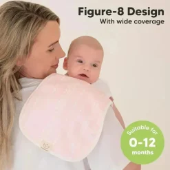 Keababies - 5-Pack Urban Burp Cloths, Sweet Charm