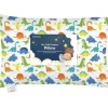 Keababies - 13X18 Toddler Pillow With Pillowcase, Happy Dino