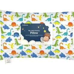 Keababies - 13X18 Toddler Pillow With Pillowcase, Happy Dino