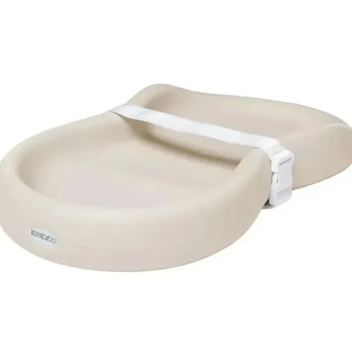 Keekaroo - Almofada de fralda de silicone trocador de amendoim, bege baunilha