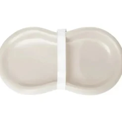 Keekaroo - Almofada de fralda de silicone trocador de amendoim, bege baunilha