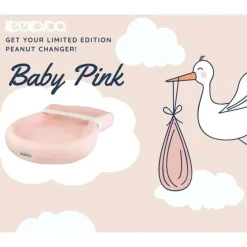Keekaroo - Silicone Diaper Pad, Baby Pink