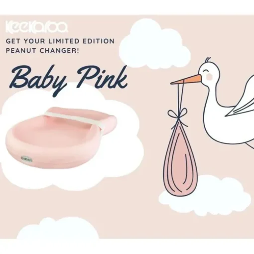 Keekaroo - Silicone Diaper Pad, Baby Pink