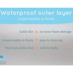 Keekaroo - Silicone Diaper Pad, Baby Blue