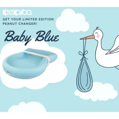 Keekaroo - Silicone Diaper Pad, Baby Blue