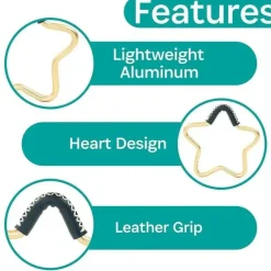 Kidco - Buggy Gear Star Hook da BUGGYGEAR Ouro/Couro Marinho