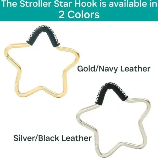 Kidco - Buggy Gear Star Hook da BUGGYGEAR Ouro/Couro Marinho