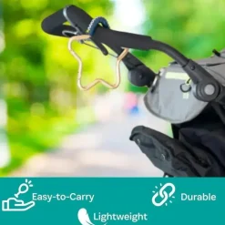 Kidco - Buggy Gear Star Hook da BUGGYGEAR Ouro/Couro Marinho