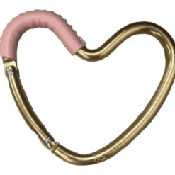 Kidco - BUGGY HEART HOOK da BUGGYGEAR, ouro rosa/couro rosa