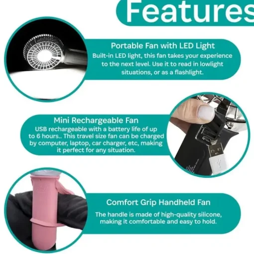 Kidco - Turbofan de 3 velocidades, Preto/Preto