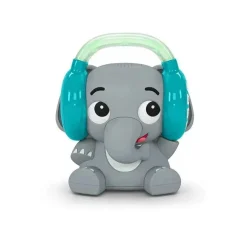 Kids II - Baby Einstein Earl The Elephant Máquina de som de chupeta Bluetooth, luz noturna de música de fluxo