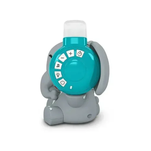 Kids II - Baby Einstein Earl The Elephant Máquina de som de chupeta Bluetooth, luz noturna de música de fluxo