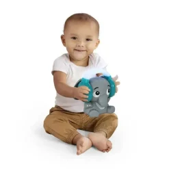 Kids II - Baby Einstein Earl The Elephant Máquina de som de chupeta Bluetooth, luz noturna de música de fluxo