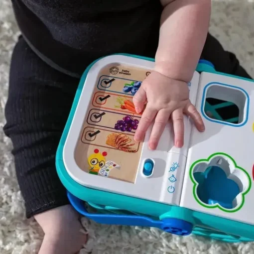 Kids II - Be + Hape Magic Touch Cesta de compras finge comprar brinquedos