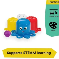 Kids II - Copos de empilhamento sensorial Stack &amp; Stream da Opus