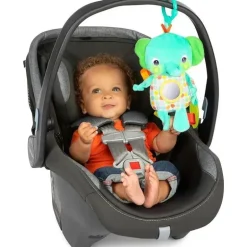 Kids II - Elefante Huggin' Lights Brinquedo musical iluminado para carrinho