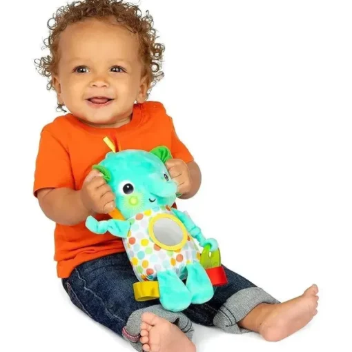 Kids II - Elefante Huggin' Lights Brinquedo musical iluminado para carrinho