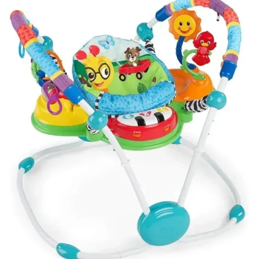 Kids II - Jumper de atividades para amigos do bairro Baby Einstein com luzes e música