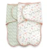 Kids II - 2Pk Ingenuity Farewell Fuss Swaddle, Posy/Floral
