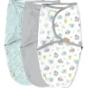 Kids Ii - 3Pk Swaddleme Original Swaddle, Jungle Drops