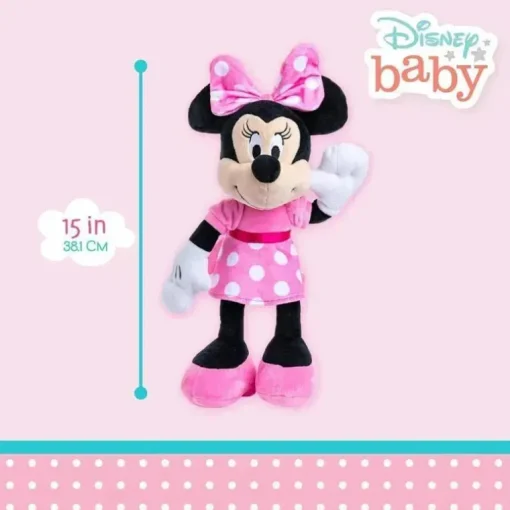 Kids Preferred – Vestido rosa Disney Minnie Mouse 15,5 pelúcia com etiqueta pendurada