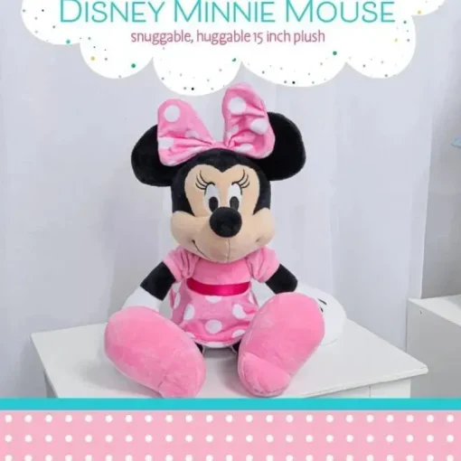 Kids Preferred – Vestido rosa Disney Minnie Mouse 15,5 pelúcia com etiqueta pendurada