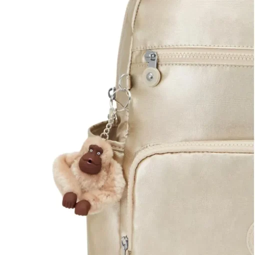 Kipling - So Baby Diaper Bag, Mettalic Gold