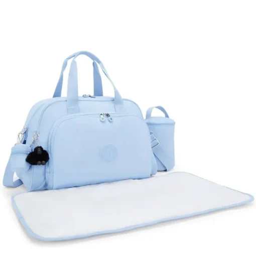 Kipling- Camama Diaper Bag, Cloud Sky Blue