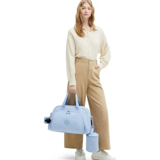 Kipling- Camama Diaper Bag, Cloud Sky Blue
