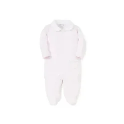 Kissy Kissy - Baby Girl New Beginning Footie com gola, rosa