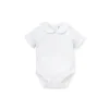 Kissy Kissy - Body manga curta para bebê com gola Bebe, branco