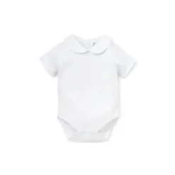Kissy Kissy - Body manga curta para bebê com gola Bebe, branco