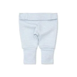 Kissy Kissy - Conjunto de calça com pés para bebê menino, azul claro