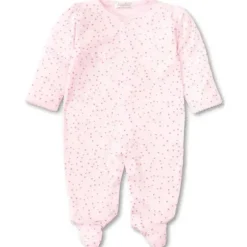 Kissy Kissy - Corações Footie para Bebê Menina, Branco/Rosa