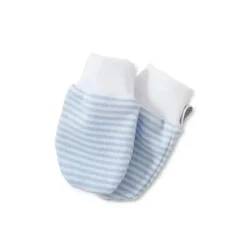 Kissy Kissy - Luvas de listras simples, azul claro
